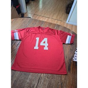 Men’s XL Alabama Crimson Tide #14 Jersey Shirt Pro Edge Knights Apparel Red Gray